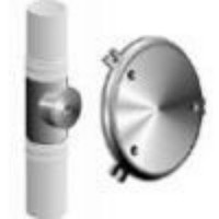 C1460-R Series - Cast Iron Stack Cleanout with Plug and Round Nickel Bronze Access Cover - 3" Pipe Size
