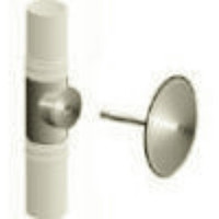 C1460-RD Series - Cast Iron Stack Cleanout with Plug and Round Stainless Steel Smooth Access Cover & Screw - 2" Pipe Size