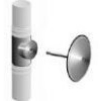 C1460-RD Series - Cast Iron Stack Cleanout with Plug and Round Stainless Steel Smooth Access Cover & Screw - 3" Pipe Size