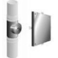 C1460-S Series - Cast Iron Stack Cleanout with Plug and Square Nickel Bronze Access Cover - 2" Pipe Size