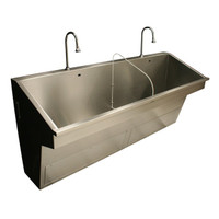 Two Station ADA Compliant Compact Scrub Sink