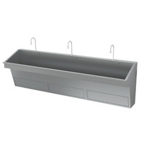 Three Station ADA Compliant Compact Scrub Sink
