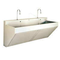 Two Station Compact Scrub Sink