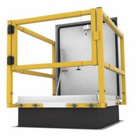 SAF-T-RAIL Standard Retrofit Safety Railing - Service Stair