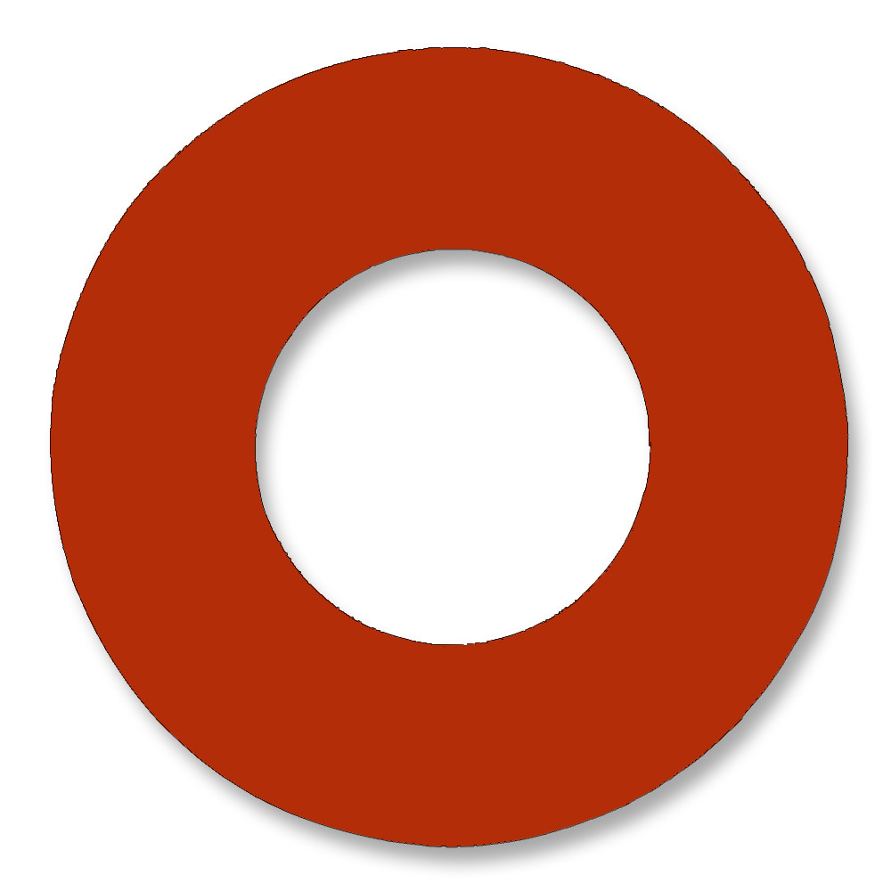 7237 Style Red Rubber Ring Gasket For Pipe Size 2 1 2 2 5 Inches 6 35cm Thickness 1 16 0 0625 Inches 0 15875cm Pressure 300 Psi Part Number Crg7237 2500 062 300