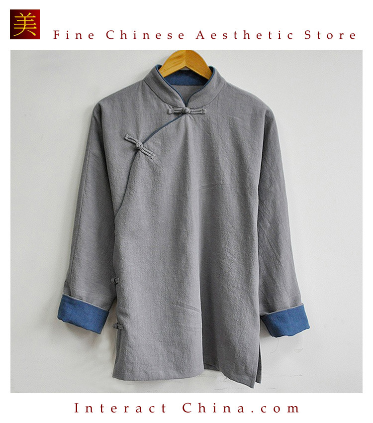china collar blazer