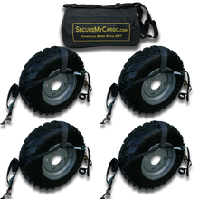ATV Wheel Net Kit  (4pack w/ Bag - Black)