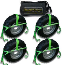 ATV Wheel Net Kit  (4pack w/ Bag - Green)