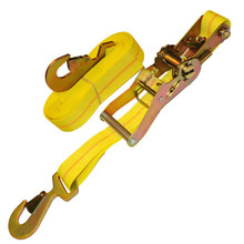 2" Ratchet Strap Snap-hook/Snap-hook 20' 3336# WLL Yellow