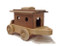 What train would be complete without a caboose to carry the passengers? Ours arrives with two little people looking out the windows. The roof is easily removed so the people can get in and out. The caboose is 10" long x 4" wide. 