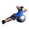 Model working out abs on the Fuel Pureformance Premium Anti-Burst Gym Ball, 65cm