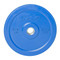 2" Color Bumper Plates with Steel Insert, blue, 35 lb