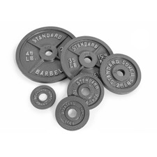 CAP Barbell Olympic 2-Inch Weight Plate, Gray