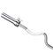 Handle of CAP Barbell Solid Super Curl Bar with Collars