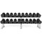 CAP Barbell 12-sided Commercial Rubber Dumbbells 