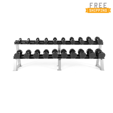 CAP Barbell 12-sided Commercial Rubber Dumbbells (Free Shipping)