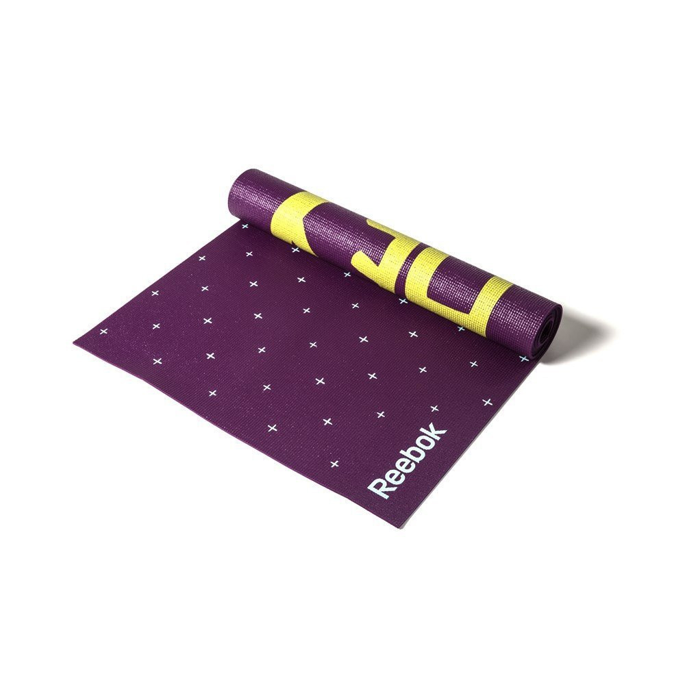 Reebok Double-Sided Yoga Mat Dark Purple - WF Athletic Supply