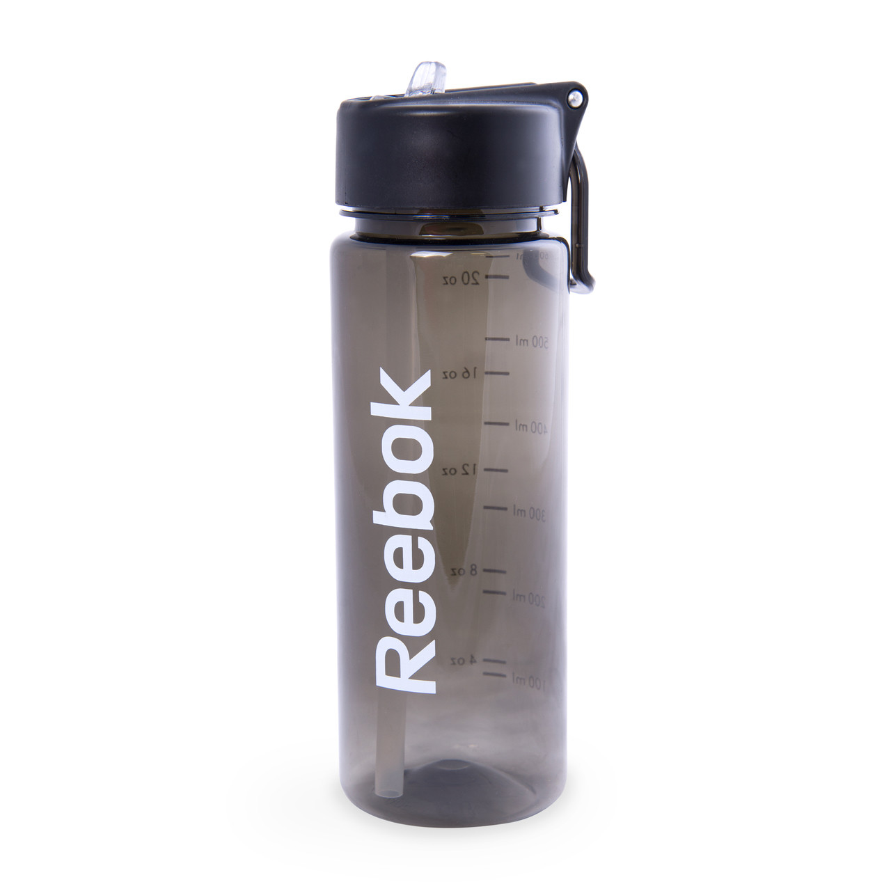 Reebok BPA-Free Water Bottle, Black, 650 mL - WF Athletic Supply