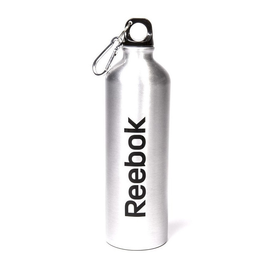Reebok Aluminum Water Bottle with Carabiner, 750 mL - WF Athletic Supply