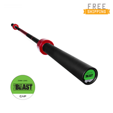 CAP Custom "The Beast" Olympic Lifting Bar, Cherry Bomb Red