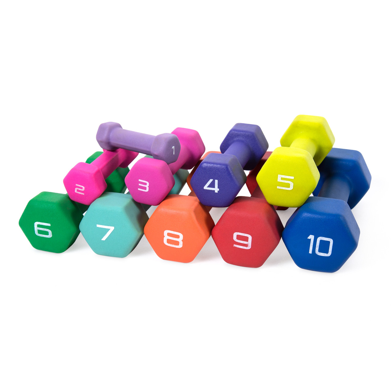 CAP Barbell Neoprene Coated Single Dumbbell Colored - WF Athletic ...