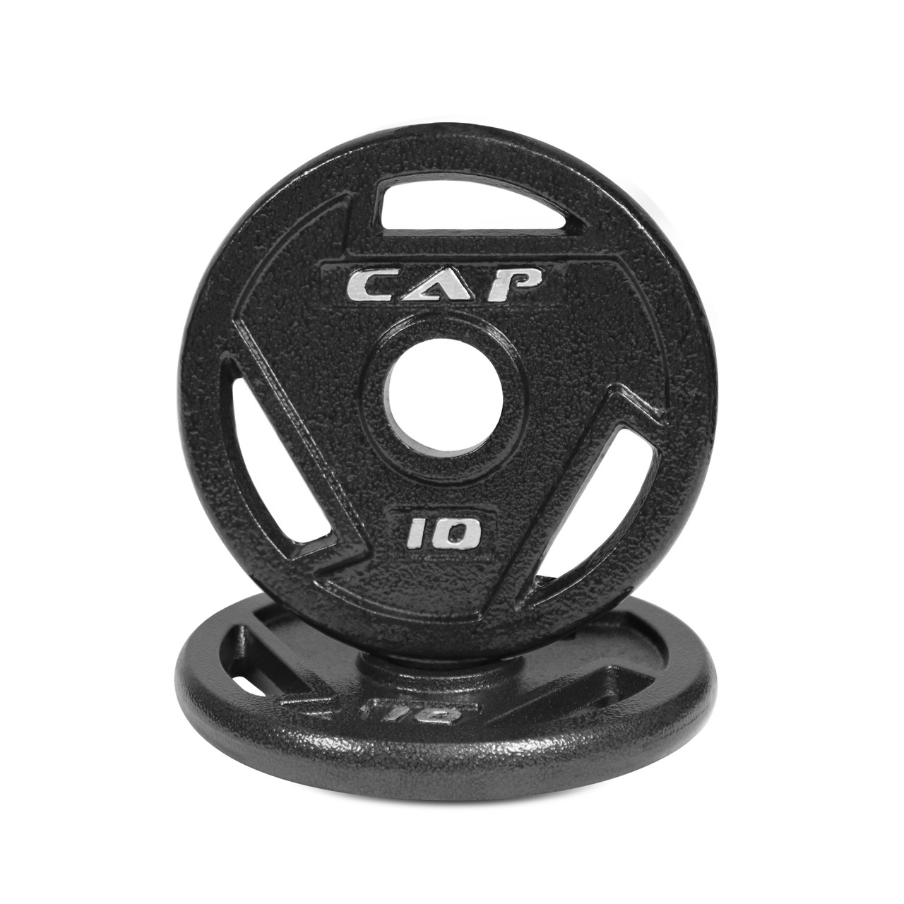 CAP Barbell Cast Iron 2-Inch Olympic Grip Plate for Strength Training,  Muscle Toning, Weight Loss & Crossfit - Charcoal - WF Athletic Supply