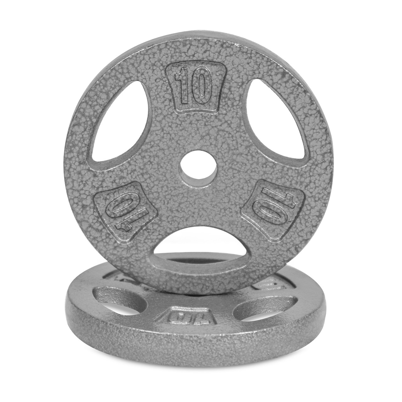CAP Barbell Cast Iron 1-Inch Standard Grip Plate for Strength Training,  Muscle Toning, Weight Loss & Crossfit - Grey - WF Athletic Supply