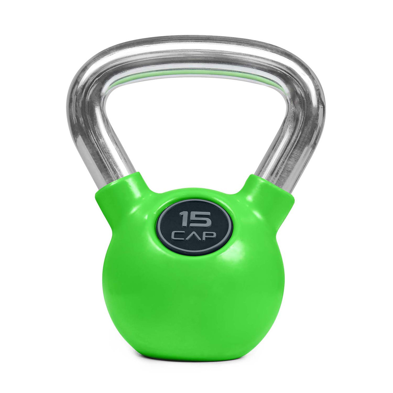 Skaldet mave Daggry Color Rubber Coated Kettlebell with Chrome Handle, Great for Cross  Training, Swings, Body Workout and Muscle Exercise - WF Athletic Supply