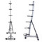 6 Tier Medicine Ball Rack, front and side views