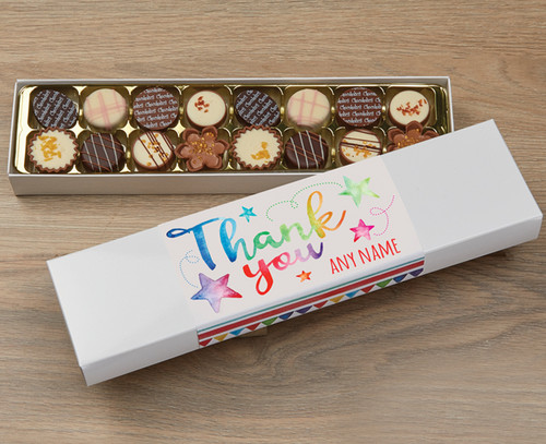 Thank You Stars 16 Luxury Chocolates in a Box 