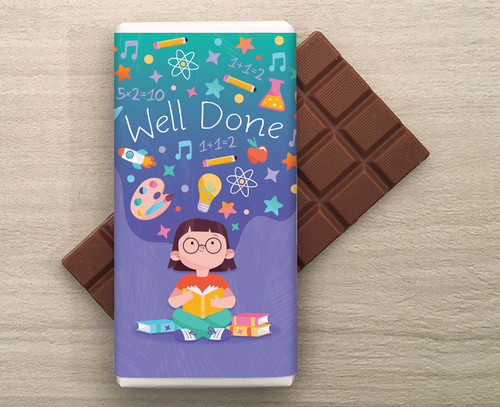 'Well Done' 100g Milk Chocolate Bar 8389