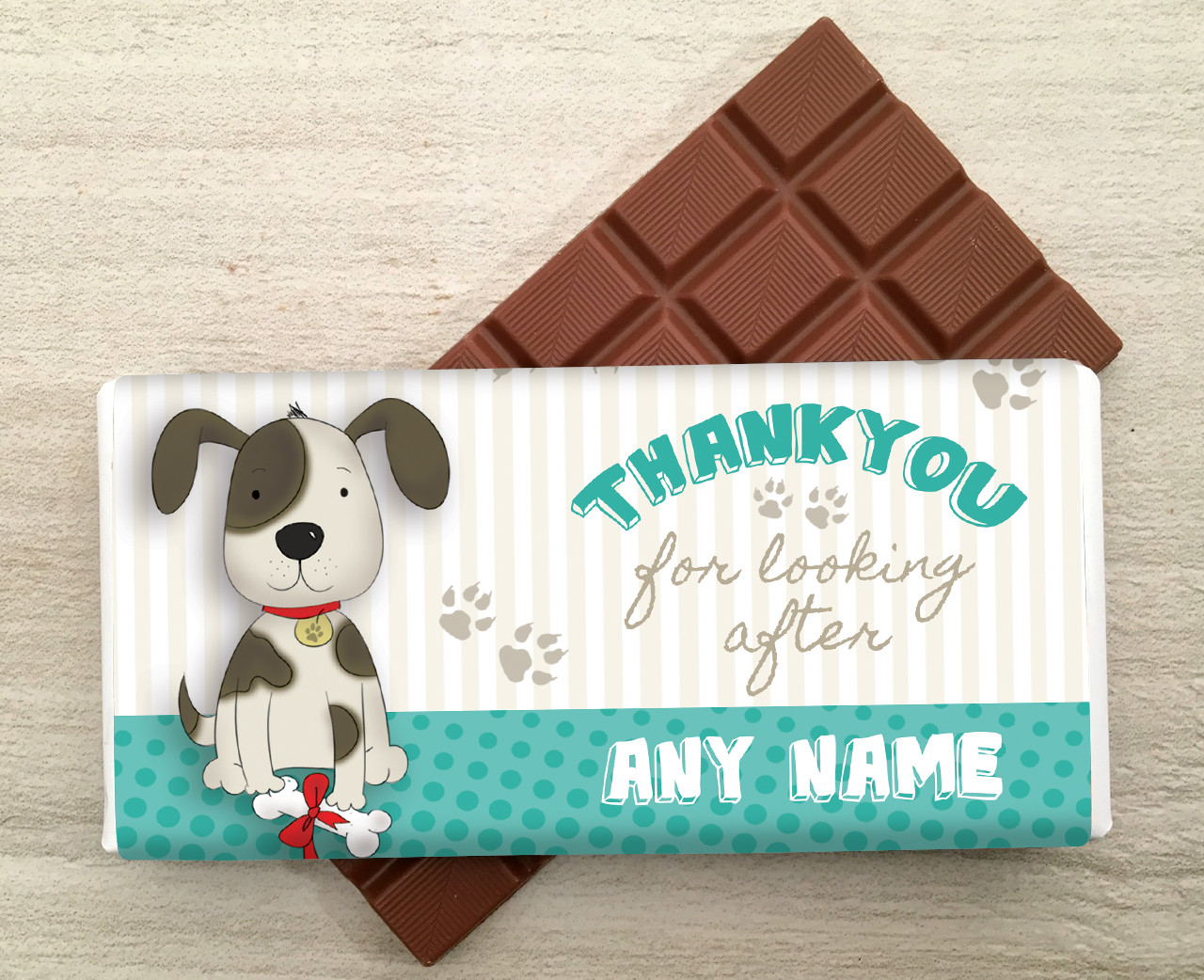 dog chocolate bar