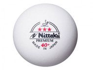 Nittaku Premium 40+ *** (12 Competition Table Tennis Balls)