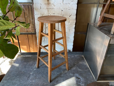 Wooden Antique Classroom Stool no.5