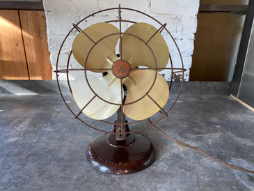 GE Desk Fan with Bakelite Base, c. 1950 SOLD