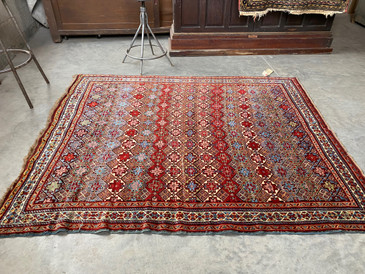 #112 Vintage 5'3x6'7 Persian Rug reserved for Dan