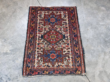 #113 Antique Karadja 2'1x 2'9 Persian Rug