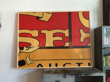 Vintage Auction House Sign Collage 2 of 2, Cincinnati Ohio