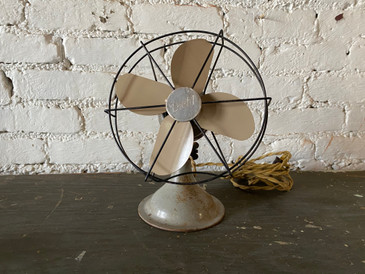 Antique Diehl Small Desk Fan, c. 1940s
