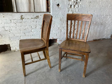 Pair of Vintage Library Chairs, c.1930