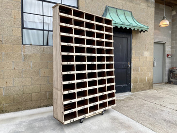 Antique Industrial Factory Storage Cubbies 