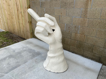 Unusual Paper Mâché Hand Display