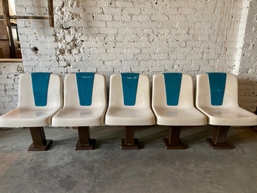 Mid-century Bowling Alley Seats, Set of Five