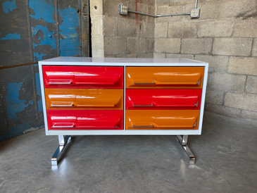 Lowboy Chest of Drawers Giovanni Maur for Treco c.1970s