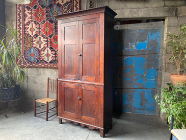 Giant 19th Century Country Cherry Cabinet