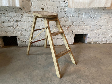 Wooden Folding Stepladder, c.1900
