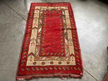 Rug #135 Turkish 3'3 x 5'8,  c.1920s
