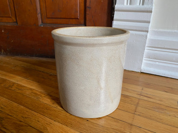 Stoneware Crock, 8" tall no. 1