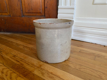 Stoneware Crock, 7" tall no. 3