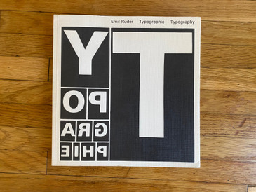 Typography, Manual of Design by Emil Ruder, 1967